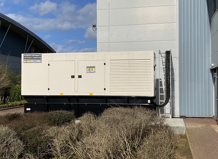 power continuity 650 kVA canopied diesel generator