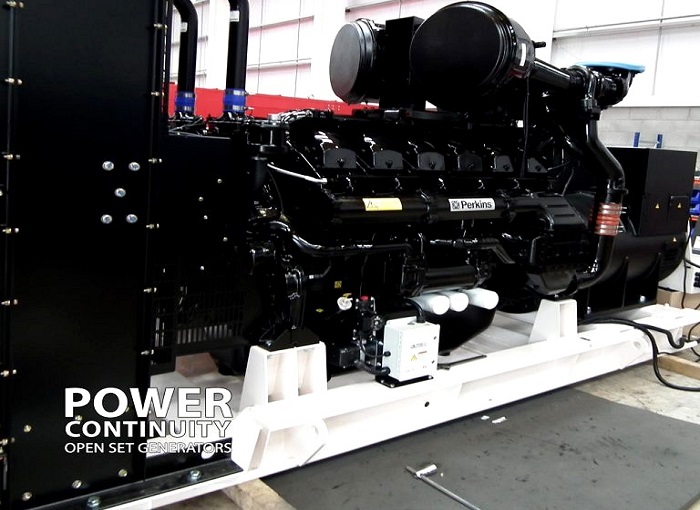 power continuity black perkins generator engine