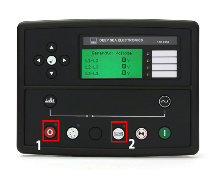 power continuity deep sea stopping generator manually